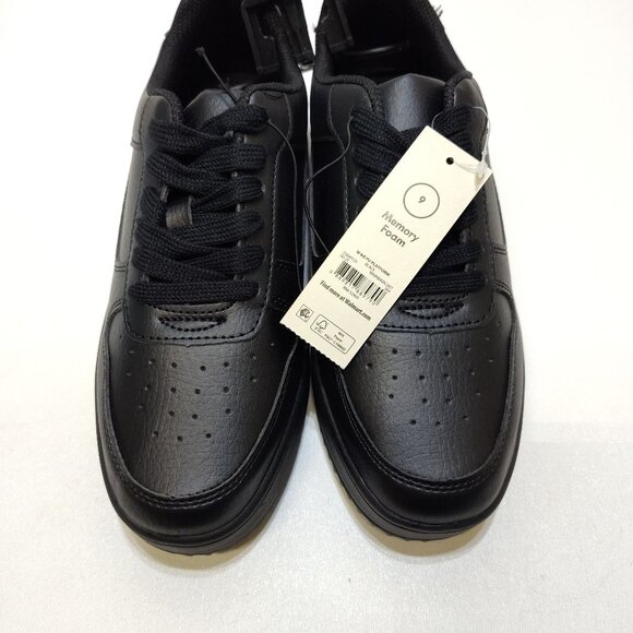 No Boundaries PU Platform Sneaker Women's Size 9 Memory Foam Casual Shoe NWT - Picture 9 of 9